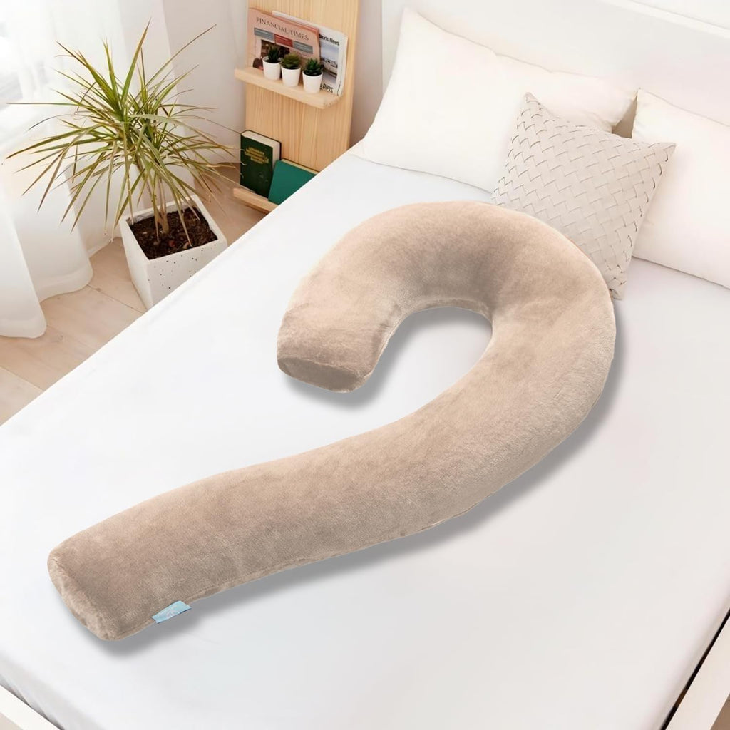 SchnauzerHome SCHNAUZER HOME Body Pillow for Adults - Soft Long Bed Pillows Insert for Sleeping - Shredded Memory Foam and Removable Washab…