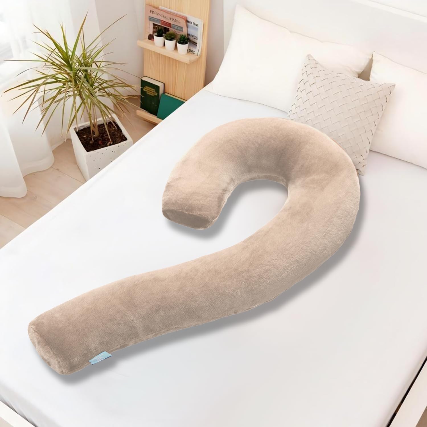 SchnauzerHome SCHNAUZER HOME Body Pillow for Adults - Soft Long Bed Pillows Insert for Sleeping - Shredded Memory Foam and Removable Washab…