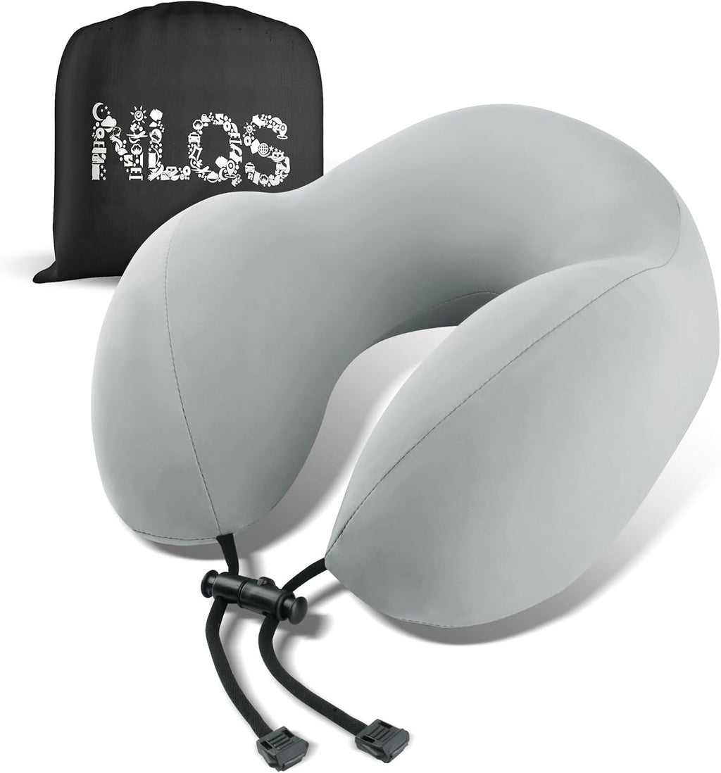 Travel Pillow, Natural Latex Neck Pillow, Comfortable Airplane Travel Pillow, Supports Head and Neck, Essential for Long Distance Travel…