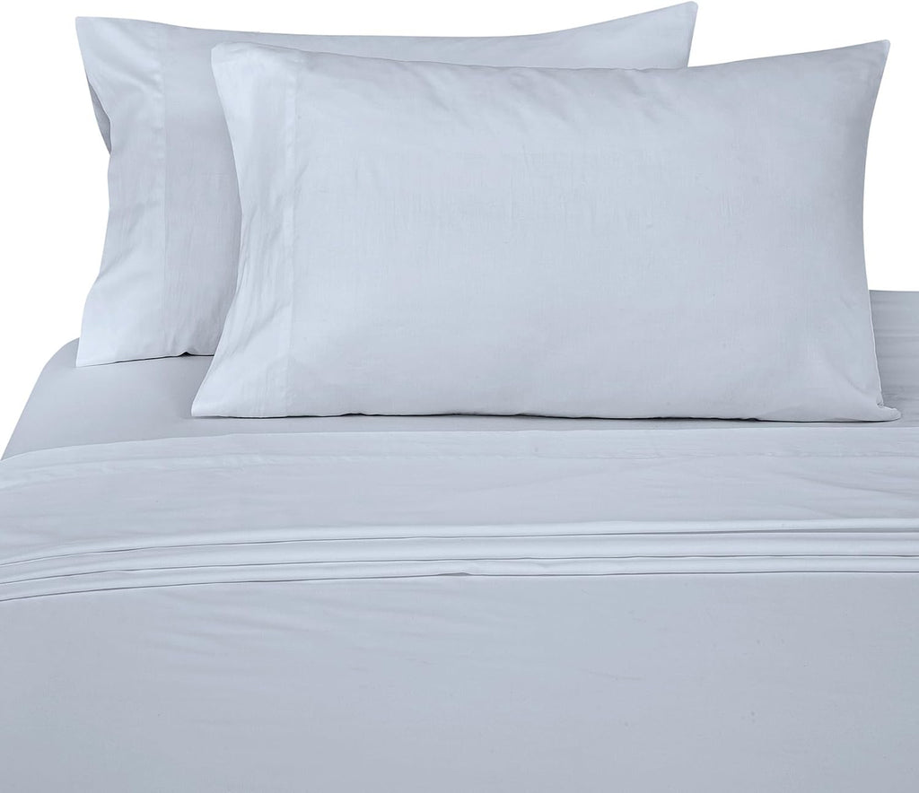 Royalelinens ROYALE LINENS 300 Thread Count 100% Long Staple Combed Cotton Sheet Set - 4 Piece Queen Bed Sheets - 1 Fitted, 1 Flat & 2 Pill…