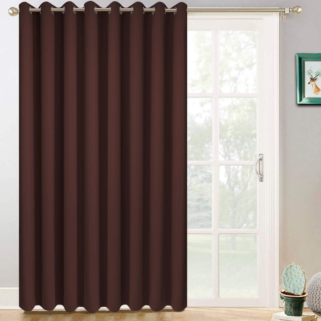 Yakamok Blackout Drapes for Sliding Glass Door - Thermal Insulated Door Blinds, Room Darkening Room Divider Window Curtain for…