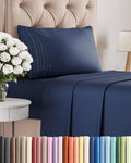 Twin Size 3 Piece Sheet Set - Comfy Breathable & Cooling Sheets - Hotel Luxury Bed Sheets for Women & Men - Deep Pockets, Easy-Fit, Extra…