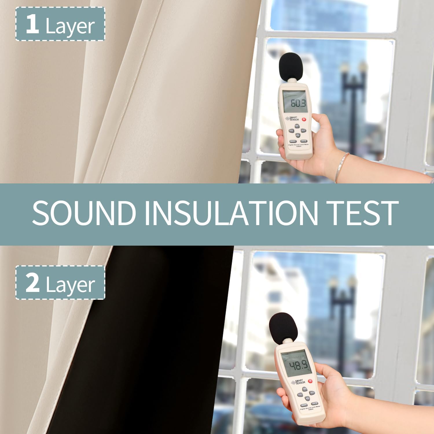 BGment Blackout Curtains for Living Room 84 Inch Length 2 Panels Set, Full Room Darkening Thermal Insulated Noise Cancelling Privacy…
