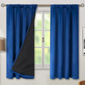 BGment 100% Blackout Curtains for Bedroom 63 Inch Length, Rod Pocket with Thermal Insulated Liner Full Room Darkening Curtains for Living…