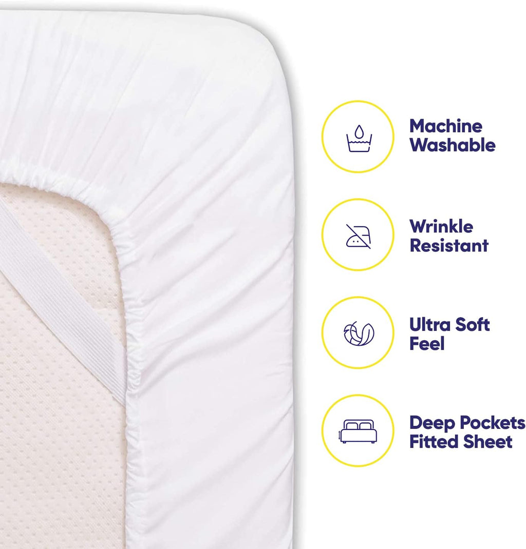Twin Size Bed Sheets - 4 Piece 1500 Supreme Collection Fine Brushed Microfiber Deep Pocket Twin Sheet Set Bedding - 1 EXTRA PILLOW CASES…