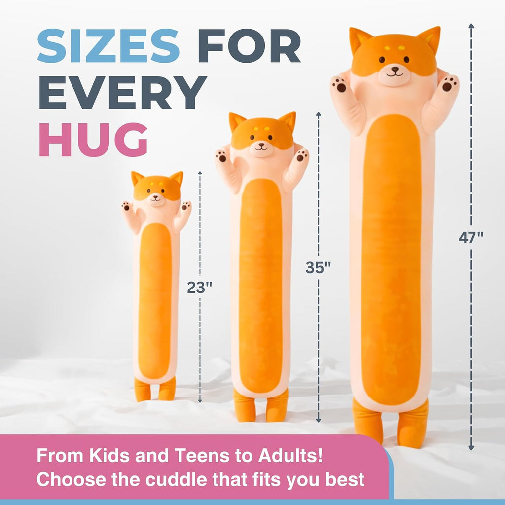 CuddlePaws Cuddle Paws Fox Plush Body Pillow for Kids | Long Stuffed Animal Cuddle Pillow | Soft, Cute Hugging Toy | Plushie Gift for Girls…