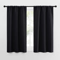 NICETOWN Black Out Curtain Panels for Kitchen - Energy Smart Decoration Thermal Insulating Blackout Drapes/Draperies for Small Window (2…