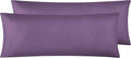 Evolive Body Pillow Covers Pack of 2, 21" x 54", Ultra Soft Brushed Microfiber, Breathable & Cozy Body Pillowcases with Zipper Closure (Lav…