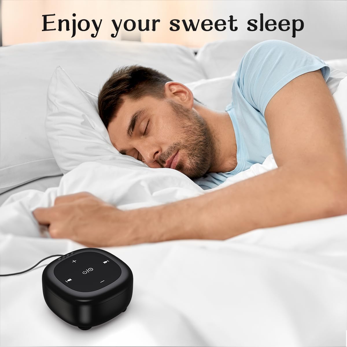 Hushingwhitenoisemachine White Noise Sound Machine with 30 Soothing Sounds 36 Adjustable Volume Brown Noise Sound Machines for Sleep Office…