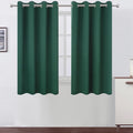 Lemomo Blackout Curtains 66 x 54 Inch Long Dark Green Curtains Set of 2 Panels Room Darkening Curtains for Bedroom and Living Room 54 Inch…