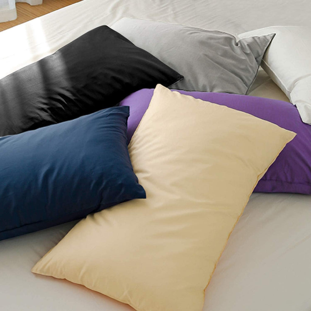 FLXXIE King Pillow Cases Set of 2, Soft Microfiber Pillow Covers with Envelope Closure, Wrinkle, Fade and Stain Resistant Pillowcases…