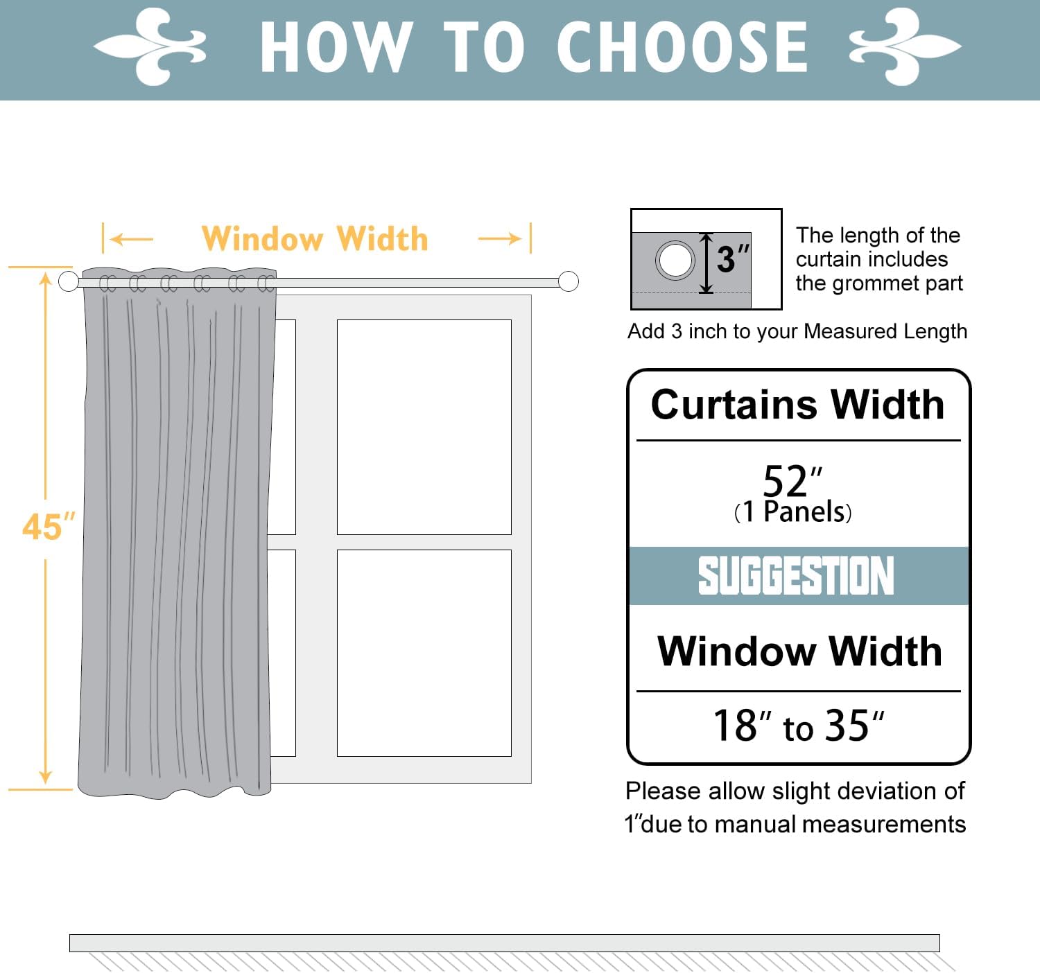 ChrisDowa Grommet Blackout Curtains for Bedroom - Thermal Insulated Room Darkening Curtains for Living Room (1 Panel Set, Beige,52W x 45L)…