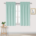 DWCN Blackout Curtains for Living Room Thermal Insulated, Energy Saving & Noise Reducing Bedroom Curtains, Mint Green, W 42x L 45 Inch…