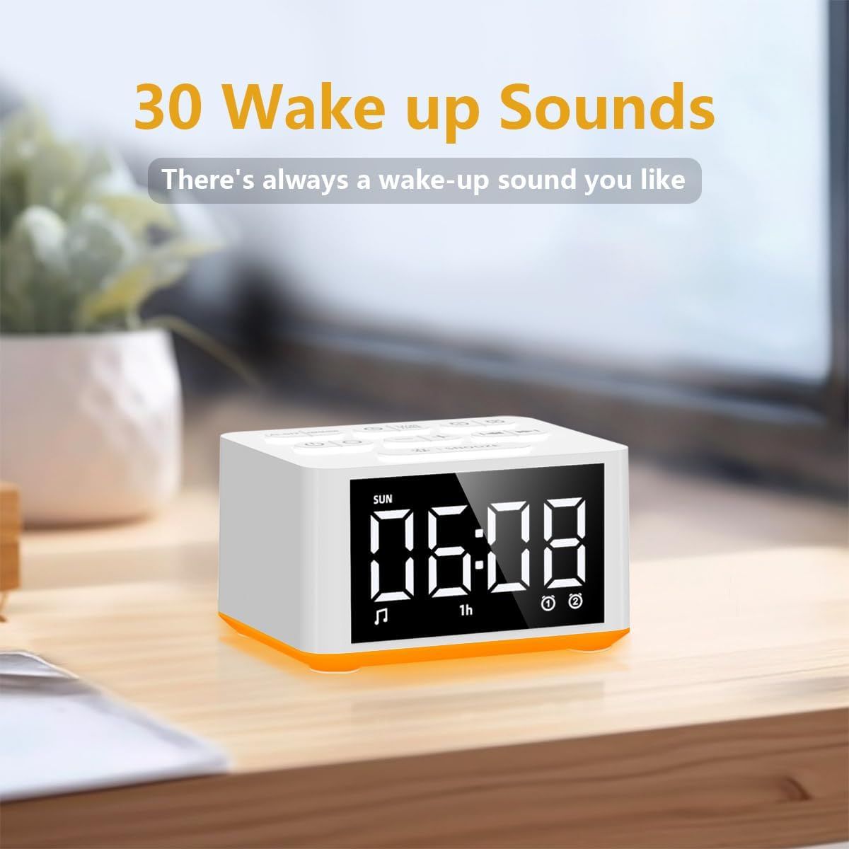 3-in-1 Sound Machine White Noise Machine Dual Alarms 12 Color Night Lights 30 Soothing Sounds 15 Wake Up Sounds 32 Volume for Baby Adults…