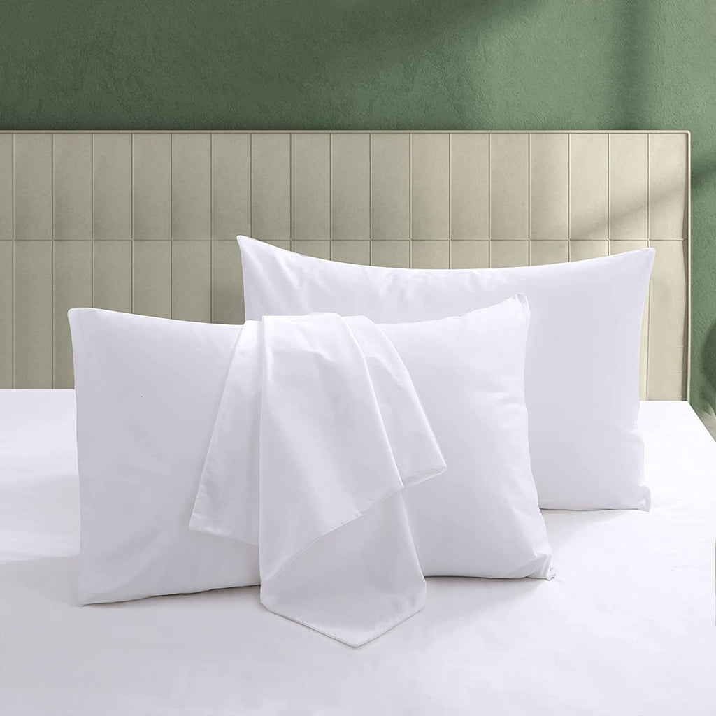 ShunjieHome 100% Egyptian Cotton Zippered Toddler Pillowcases Set of 4, 600 Thread Count Small Pillow Cases, Super Soft and Breathable Pill…
