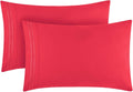 Mellanni Pillow Cases - Luxury, Extra Soft, Cooling Pillow Covers - 2 PC Iconic Collection Pillowcases - Envelope Closure (Standard/Queen 2…