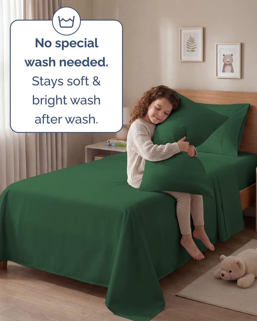 Twin 4 Piece Sheet Set - Comfy, Breathable & Cooling - Hotel Luxury Bedding for Women, Men, Kids, Teens and Children - 1 Flat & 1 Fitted…