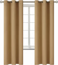 BGment Blackout Curtains for Living Room - Grommet Thermal Insulated Room Darkening Curtains for Bedroom, 2 Panels of 42 x 72 Inch, Khaki 7…