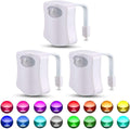 Color Changing Motion Sensor LED Multi-Color Toilet Night Light - Motion Activated Washroom Lamp With Smart Bowl Lighting (16 3)