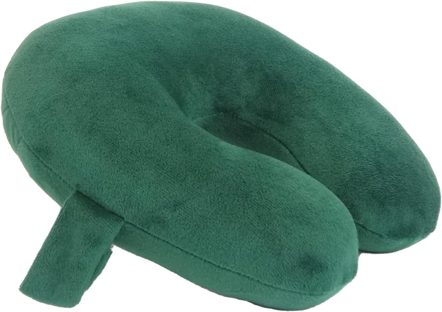 Wolf Essentials Kids Travel Neck Pillow - Cozy Soft Microfiber, Compact Design for Airplane, Car Seat, or Toddler Travel Support – Hunter…