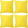 Thmyo 4-Pack 100% Cotton Comfortable Solid Decorative Throw Pillow Case, Thmyo Square Cushion Cover Pillowcase Sublimation Blank Pillow Cove…