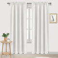DWCN Blackout Curtains Thermal Insulated, Energy Saving & Noise Reducing Bedroom and Living Room Curtains, Ivory, W 52x L 95 Inch, Set of…