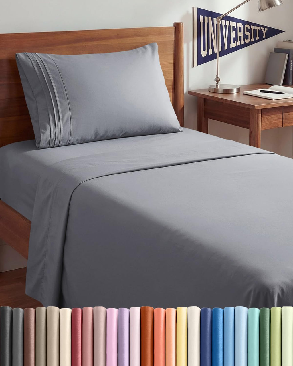 Twin XL Size 3 Piece Sheet Set - Comfy Breathable & Cooling Sheets - Hotel Luxury Bed Sheets for Women & Men - Deep Pockets, Easy-Fit…