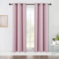 NICETOWN Room Darkening Curtains for Girls Room, Nursery Essential Thermal Insulated Blackout Draperies/Drapes (Baby Pink=Lavender Pink…