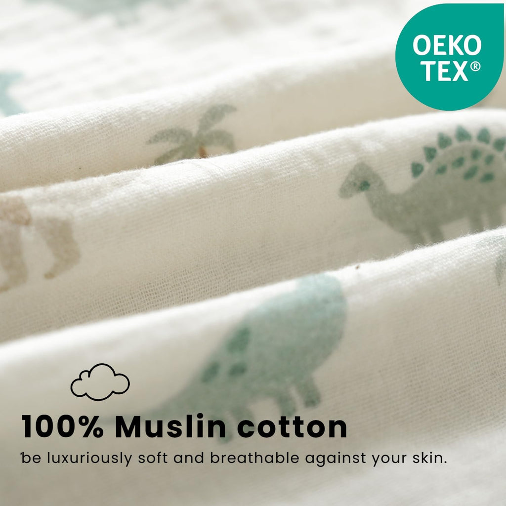 Konssy Muslin Toddler Pillowcase for 13x18 Pillow 2 Pack, 100% Cotton Toddler Pillow Case Cover, Soft & Breathable Travel Babay Kids Pillow…