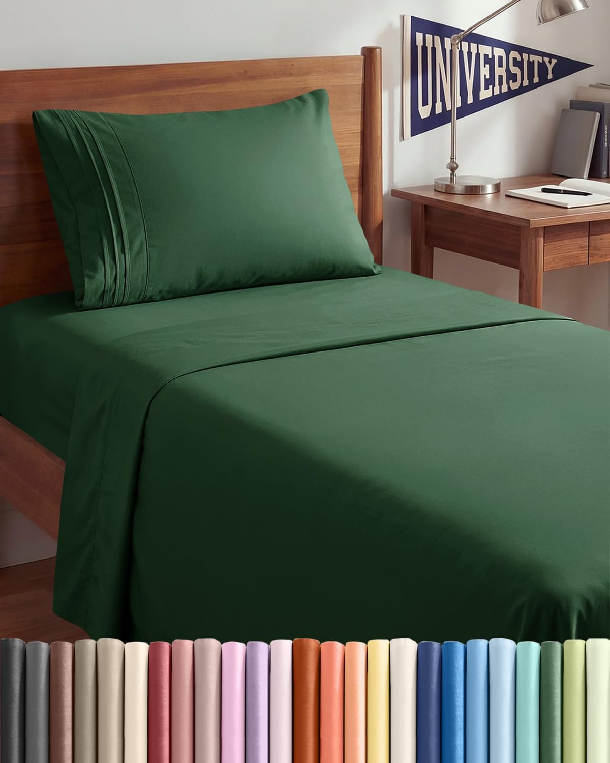 Twin XL Size 3 Piece Sheet Set - Comfy Breathable & Cooling Sheets - Hotel Luxury Bed Sheets for Women & Men - Deep Pockets, Easy-Fit…