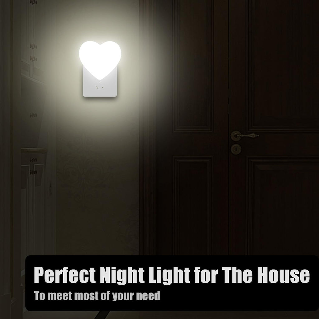 INZU Night Lights Plug into Wall, LED Night Light for Kids, Cute Nightlight with Auto Dusk to Dawn Sensor, LED Nightlight with Soft Warm…