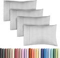 King Standard Pillow Cases Set of 4 - Soft Hotel Quality Pillowcase Covers - Comfy Bedding for Women, Men, Kids & Teens - Machine…