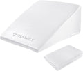 HOMBYS Satin Bed Wedge Pillow Cover Silky & Smooth Wedge Pillowcase 1 Pack 24x24x12.5, Soft & Breathable, Removable & Machine…