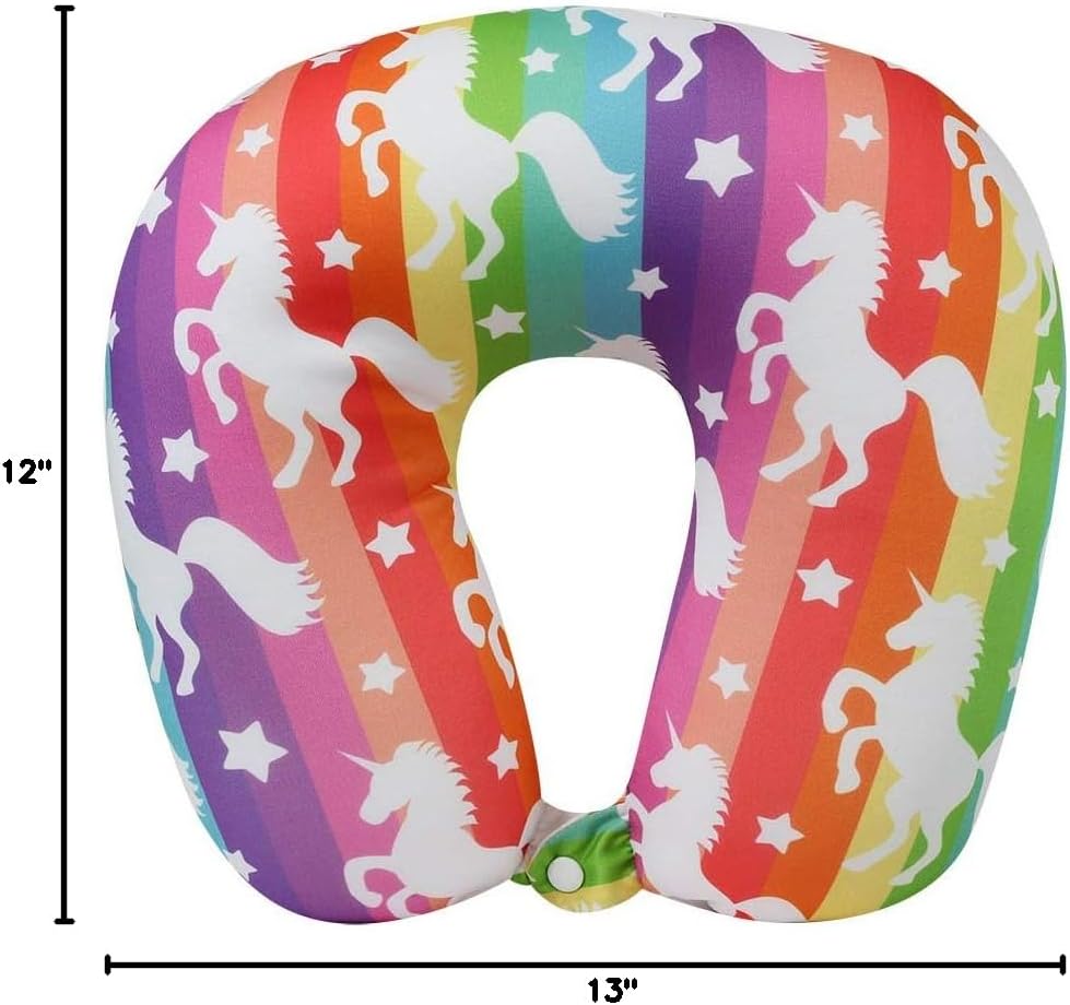 Cloudz Patterned Microbead Airplane Travel Neck Pillow. Customize Your Comfort and Support While Traveling on a Plane, Car, Bus or Train!…