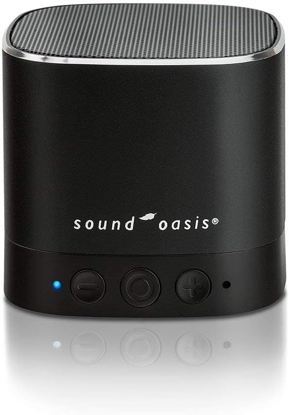 SoundOasis Sound Oasis Pink Noise Bluetooth Sound Machine for Sleeping, 20 Non-Looping Soothing Sounds with Speaker & Memory Function, Port…