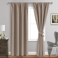 Jiuzhen Blackout Curtains for Bedroom - Thermal Insulated Room Darkening Noise Reducing, 42 x 84 Inch Length Curtains for Living Room, Set…