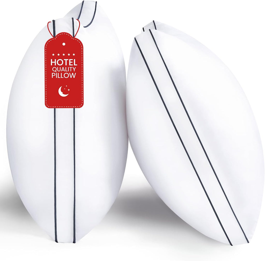 Roumea Pillows King Size Set of 2, Bed Pillows for Sleeping 2 Pack, Luxury Hotel Quality, Supportive King Pillows with Soft Down Alternativ…