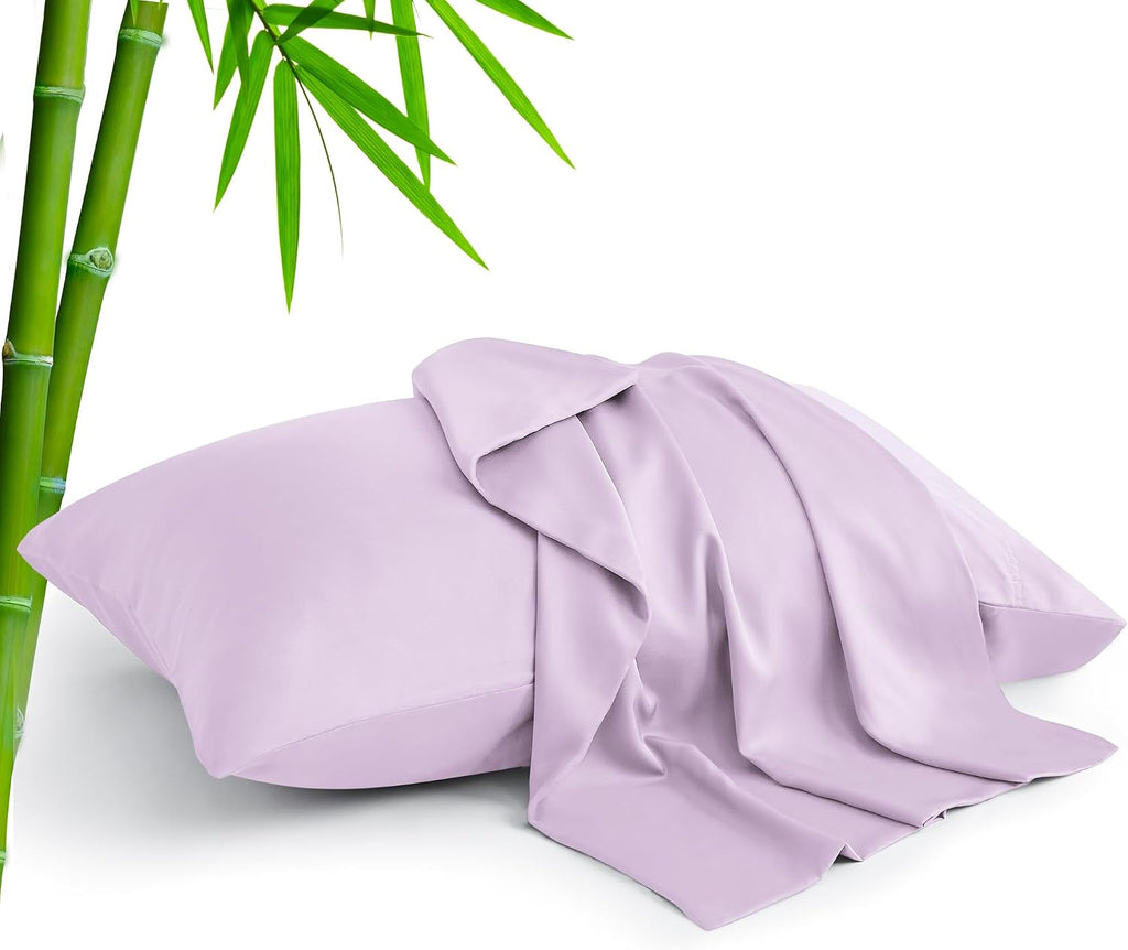 Bedelite King Size Pillow Cases Set of 2, Rayon Derived from Bamboo, Cooling Pillow Cases for Hot Sleepers & Night Sweats, Breathable and S…