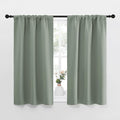 NICETOWN Window Curtains Blackout Drapes - Thermal Insulated Solid Rod Pocket Blackout Curtains/Draperies for Living Room (Greyish Green…