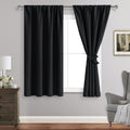 Jiuzhen Blackout Curtains for Bedroom– Thermal Insulated, Noise Reducing Room Darkening Privacy Rod Pocket Drapes for Living Room, Set of 2…