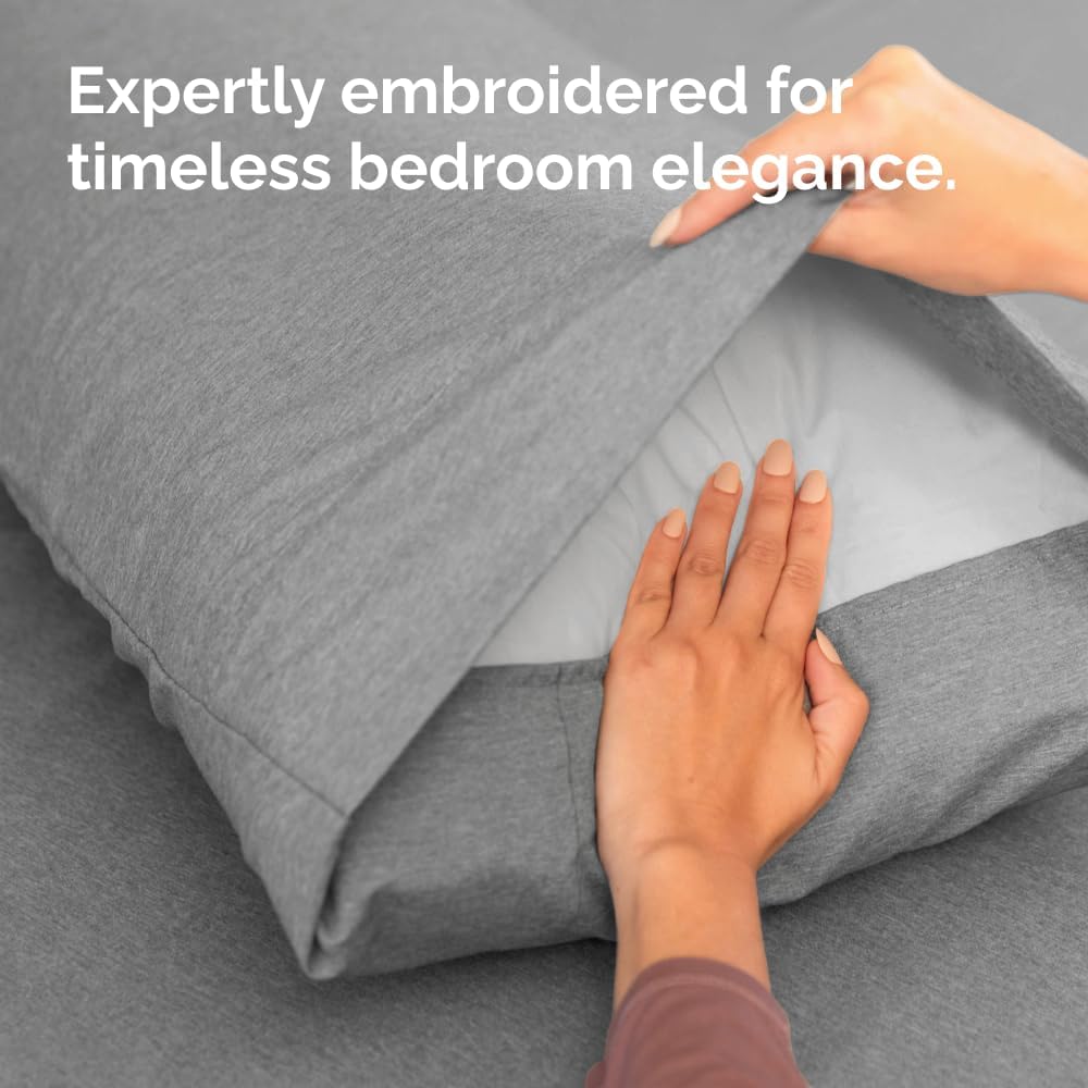 King Pillow Cases Set of 6 - Ultra Soft Hotel Quality Pillowcase Covers - Comfy & Wrinkle Free - Shrink, Stain and Fade Resistant…