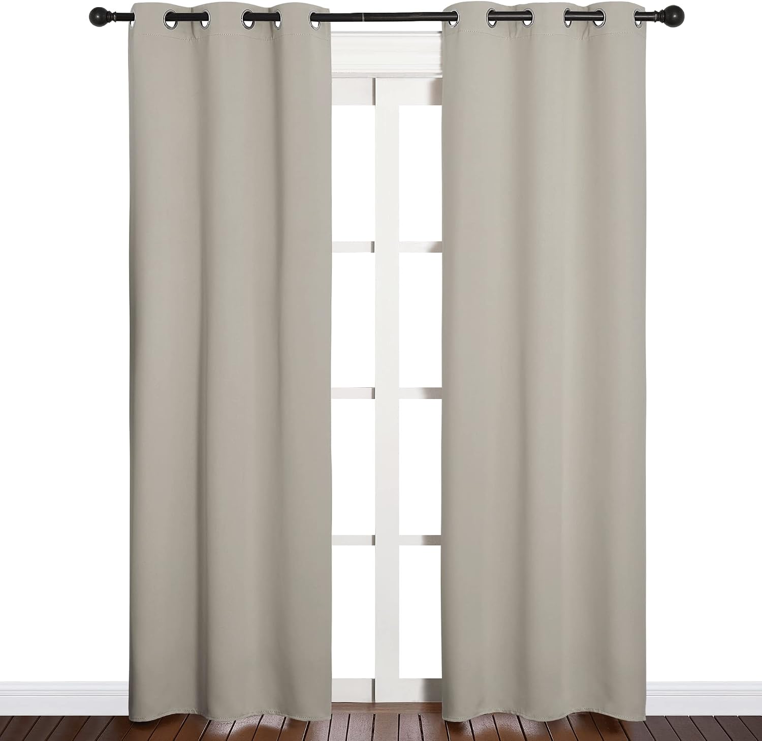 NICETOWN Blackout Curtains for Bedroom, Thermal Insulated Curtains & Drapes with Grommet Top for Living Room, Privacy Window Treatment…