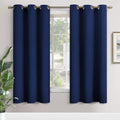 YoungsTex Navy Blue Blackout Curtains 72 Inches Length for Bedroom - Thermal Insulated with Grommet Room Darkening Window Drapes for Living…