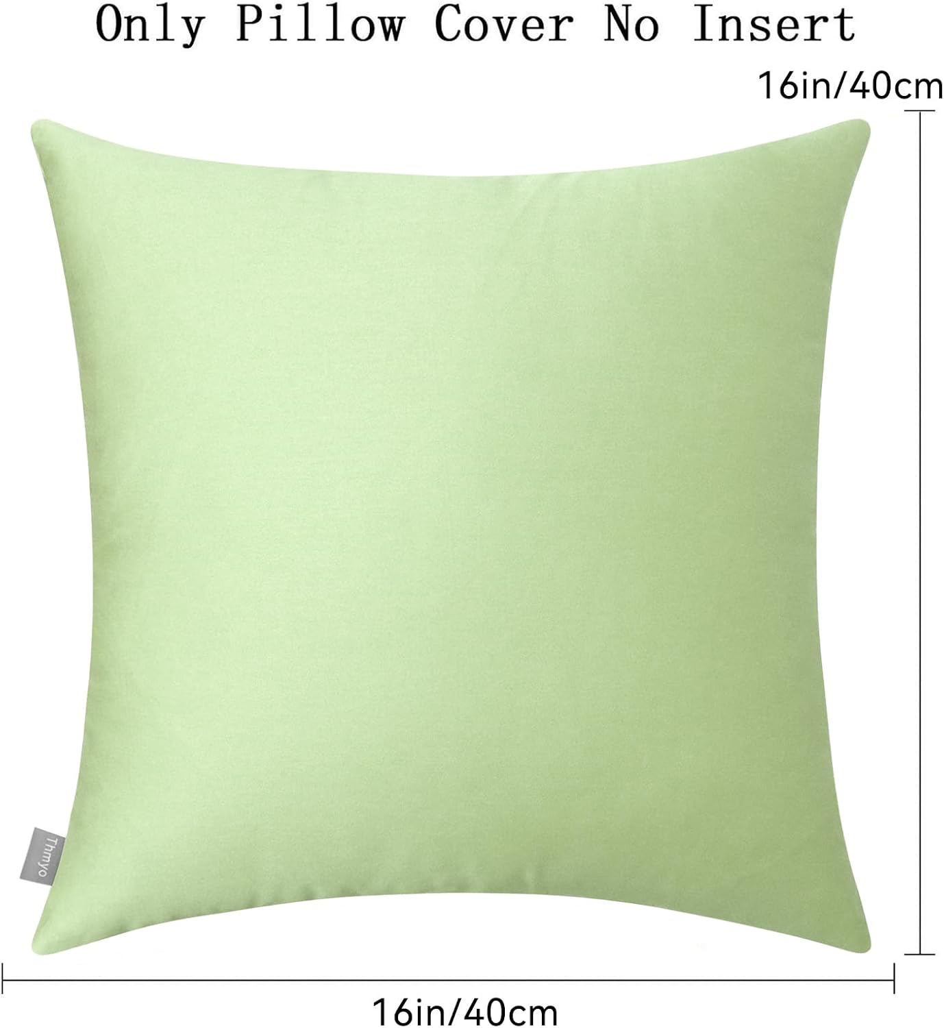 Thmyo 4-Pack 100% Cotton Comfortable Solid Decorative Throw Pillow Case Square Cushion Cover Pillowcase Sublimation Blank Pillow Covers DIY…