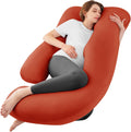 Sasttie Pregnancy Pillows for Sleeping, U Shaped Cooling Full Body Pillow with Removable Cover, Pregnant Women Must Haves, Maternity Essent…
