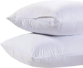 WhiteClassic White Classic King Pillow Covers with Zipper 2 Pack - 20 x 36 Ultra-Soft, Cozy and Noiseless King Pillow Protector, 200 Thread…