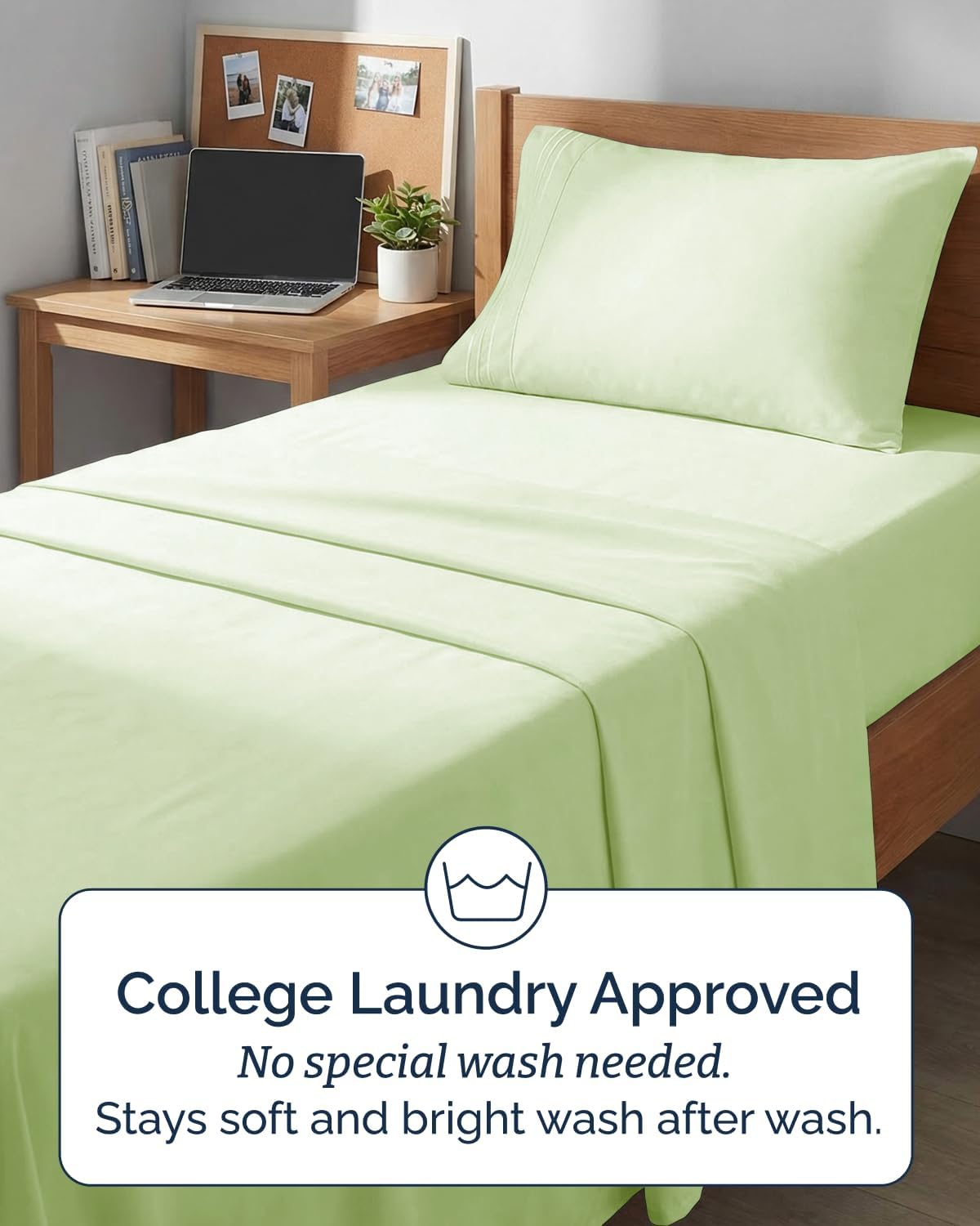 Twin XL 4 Piece Sheet Set - Comfy, Breathable & Cooling - Soft Hotel Luxury Bedding for Women, Men, Kids, Teens and Children - 1 Flat & 1…