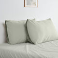 Bioweaves 100% Organic Washed Cotton Percale Weave Pillow Cases King Size GOTS Certified Queen Pillow Covers, Envelope Closure – Set of 2,…