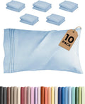 King Pillow Cases Set of 10 - Ultra Soft Hotel Quality Pillowcase Covers - Comfy. Cozy & Wrinkle Free - Shrink, Stain and Fade Resistant…