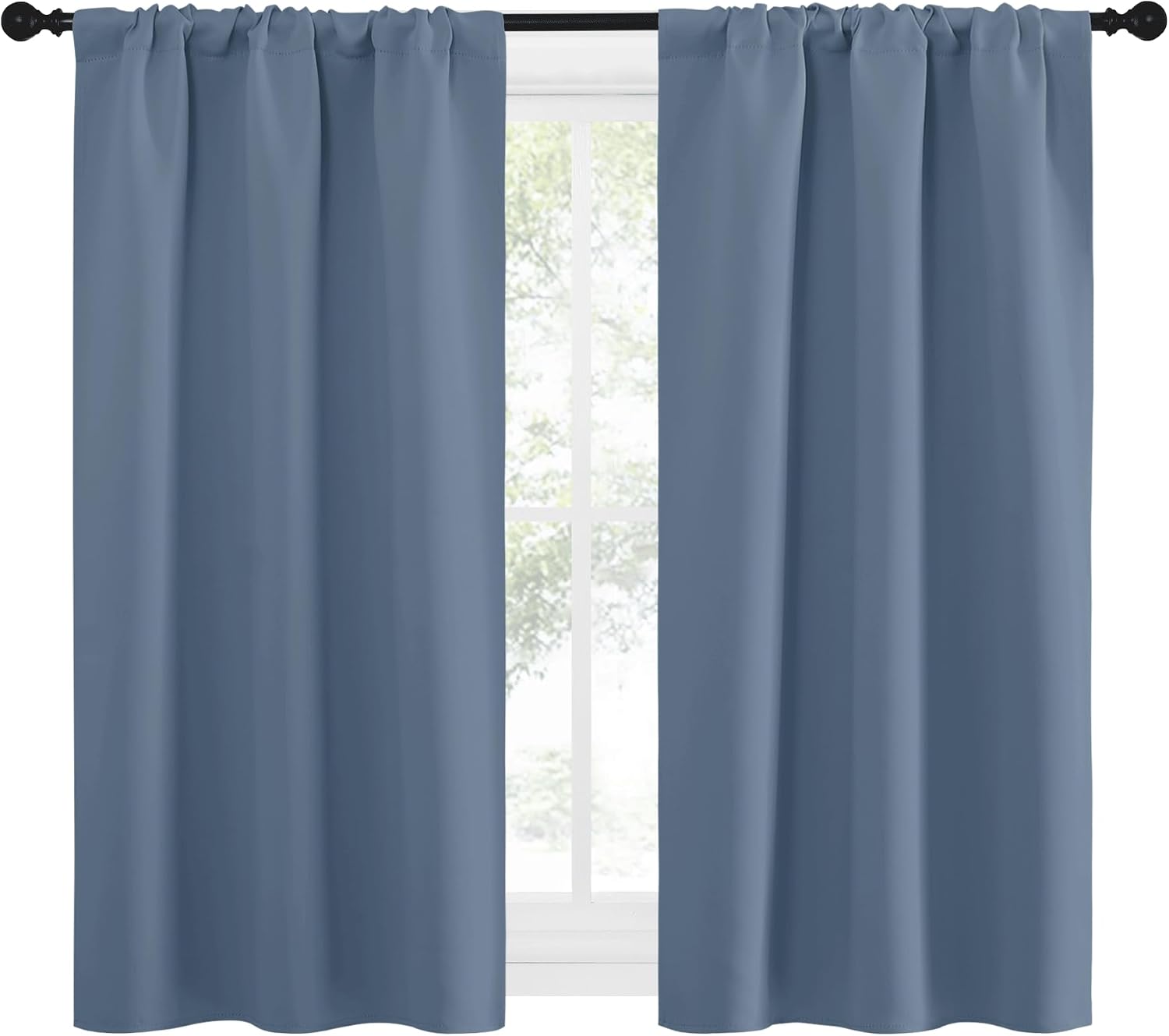 NICETOWN RV Blackout Curtains for Camper Windows, Short Blackout Curtains & Drapes, Thermal Insulated Blackout Curtain Panels for Kids…